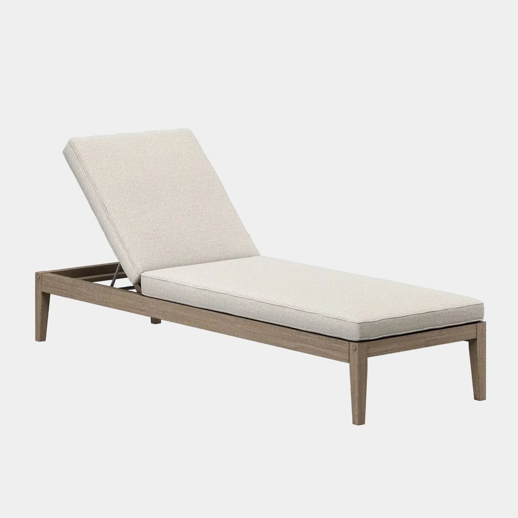 Northlake Outdoor Teak Chaise Lounge