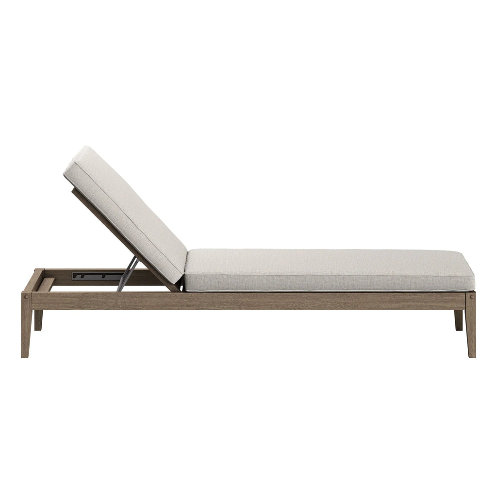 Northlake Outdoor Teak Chaise Lounge