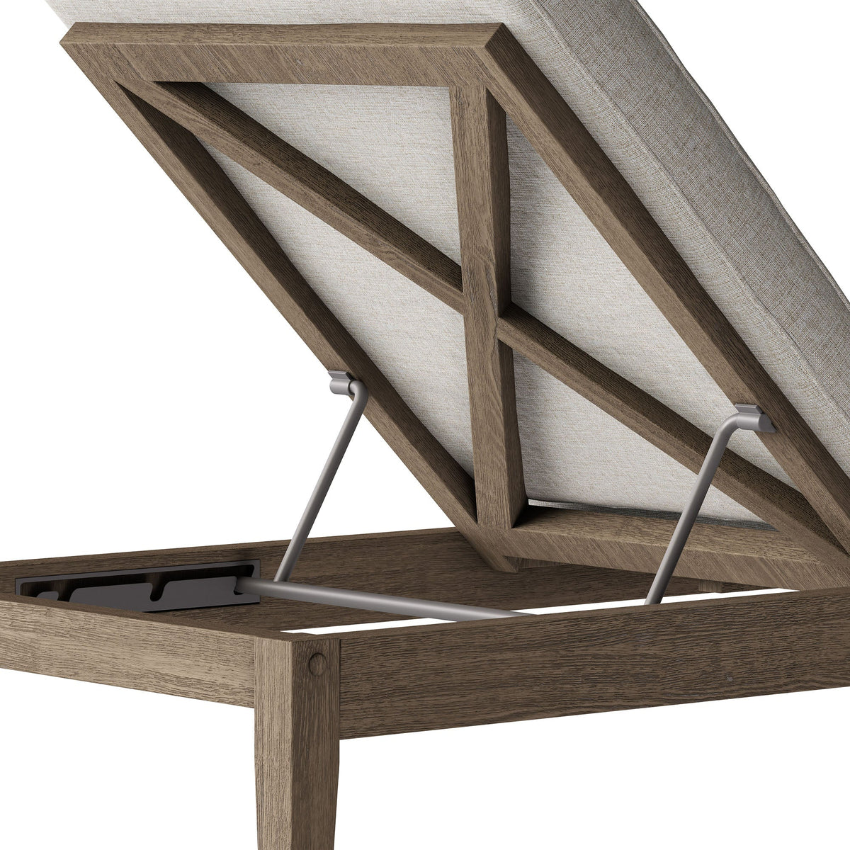 Northlake Outdoor Teak Chaise Lounge