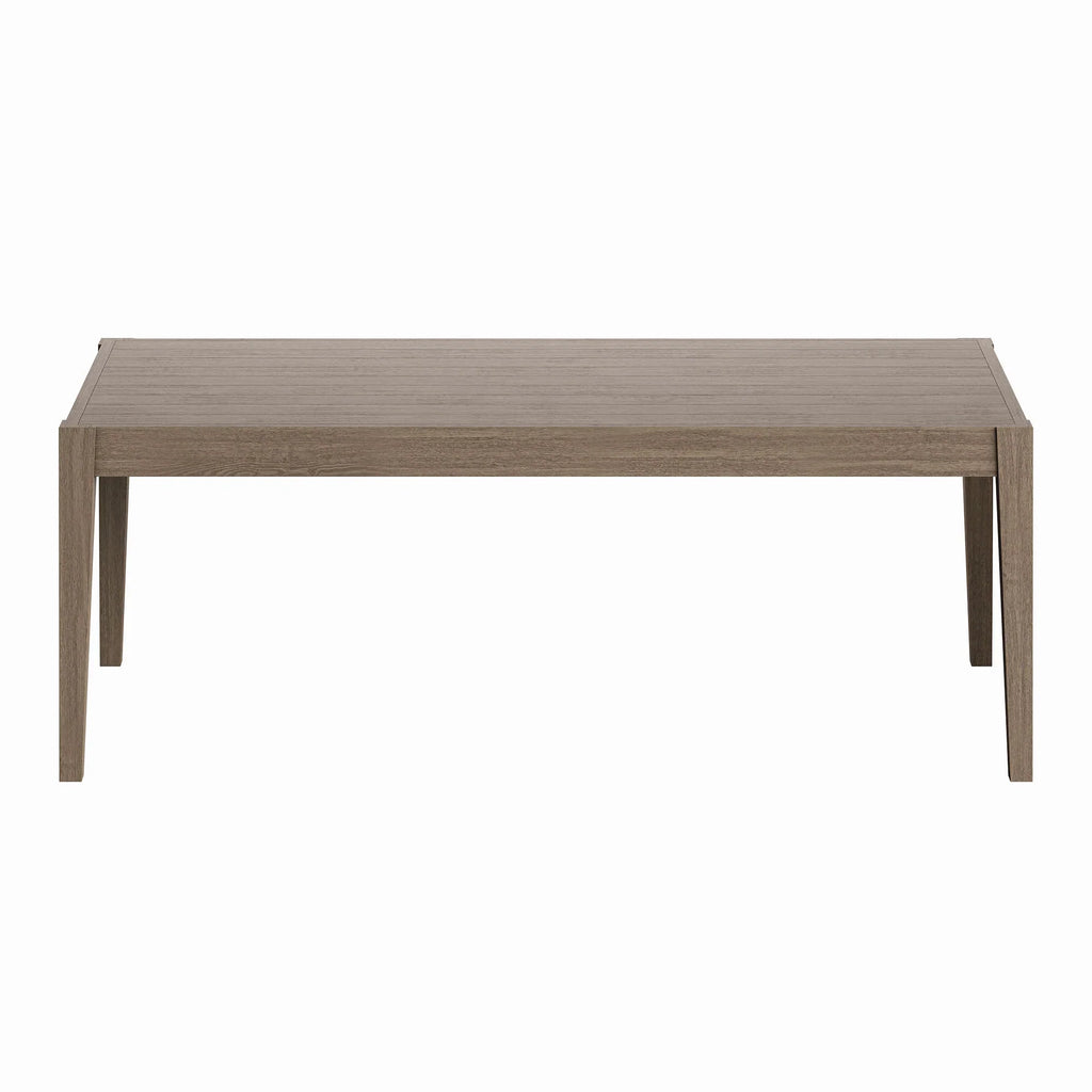 Northlake 7-Piece Outdoor Patio Teak Wood Dining Set in Weathered Gray
