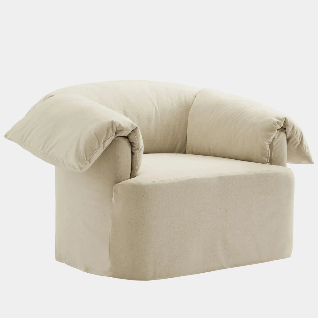 Lark Slipcovered Fabric Oversized Armchair
