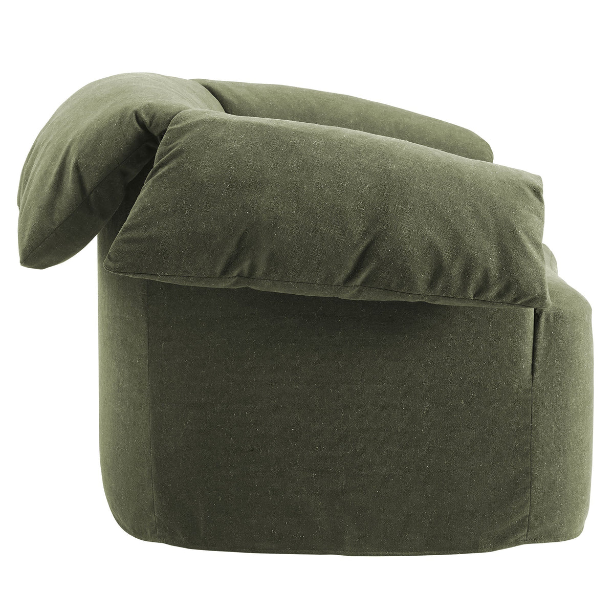 Lark Slipcovered Fabric Oversized Armchair