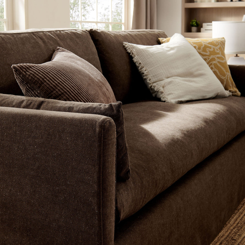 Wellfleet 85" Slipcovered Fabric Sofa