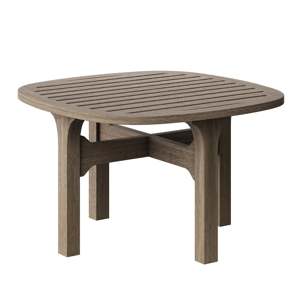 Saratoga Outdoor Teak Wood 3-Piece Chaise Lounge