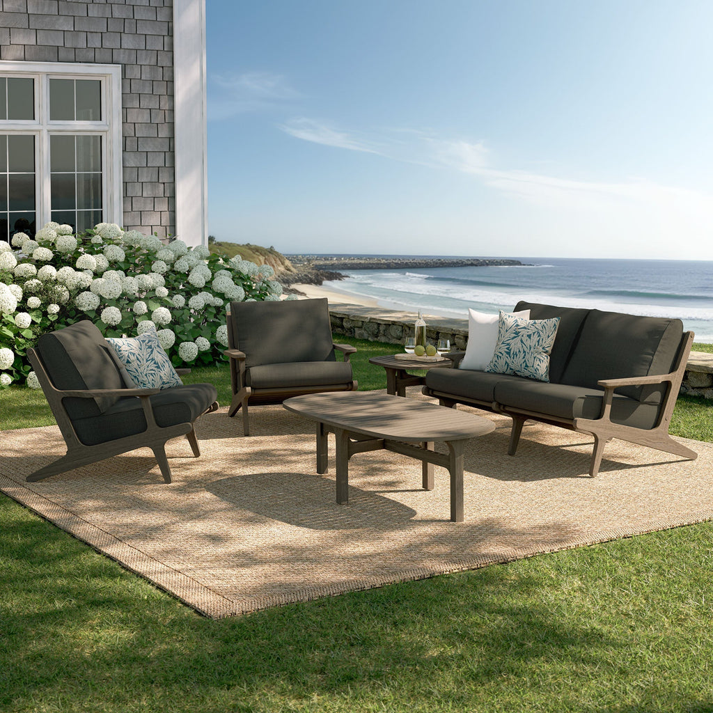 Saratoga 5-Piece Outdoor Teak Wood Furniture Set