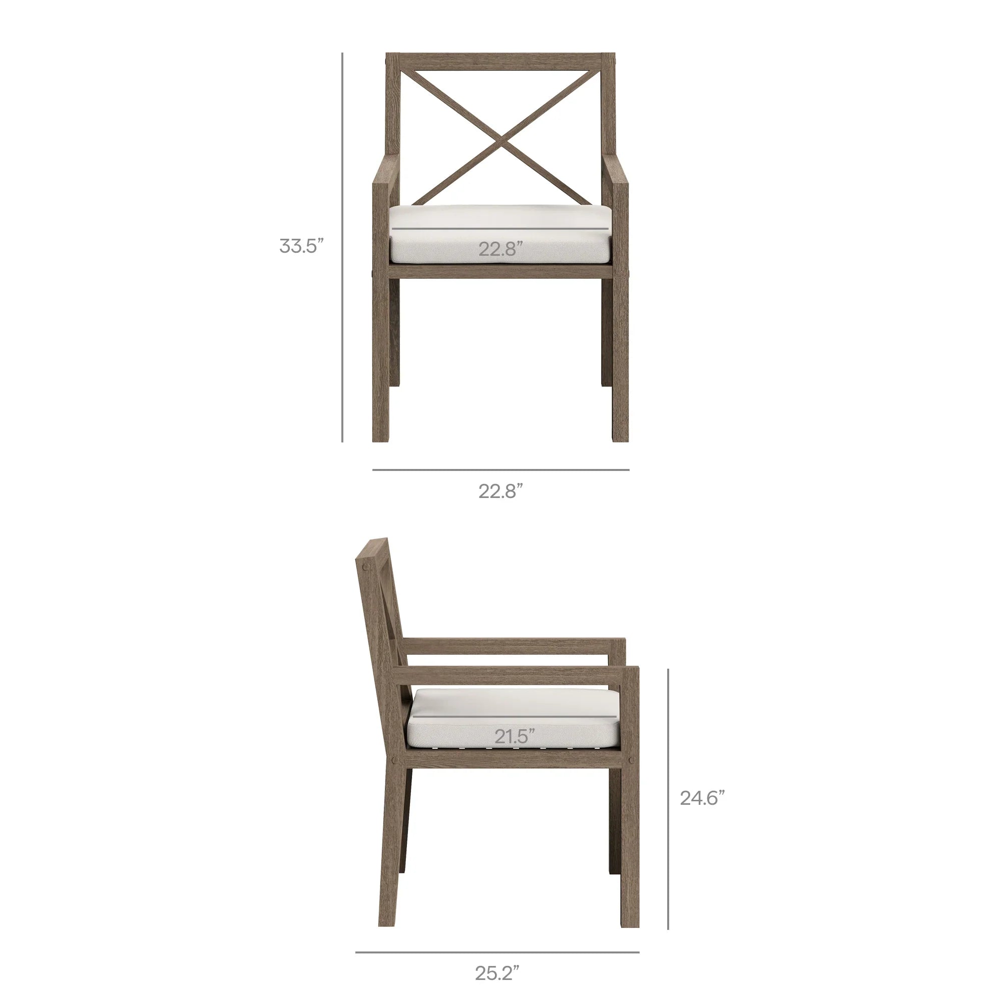 Northlake 9-Piece Outdoor Teak Wood Dining Set