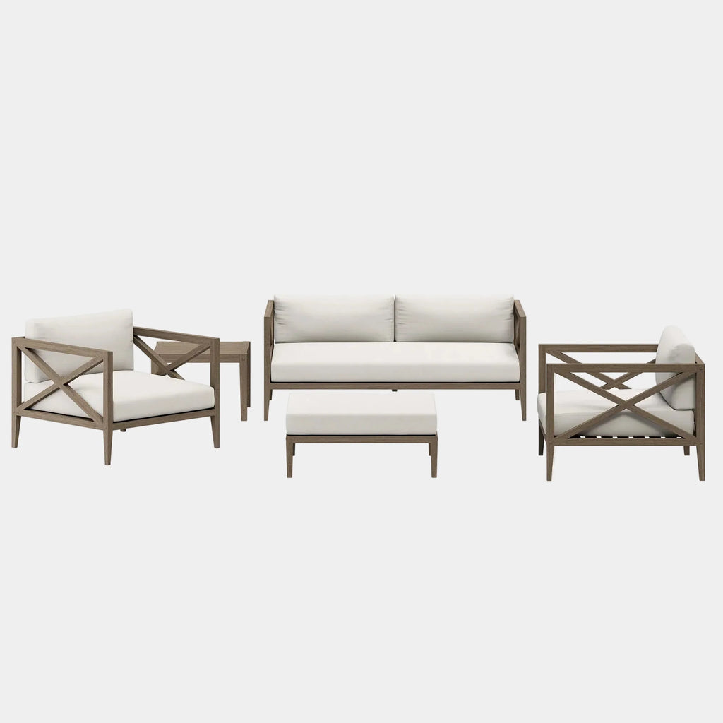 Northlake 5-Piece Outdoor Teak Wood Furniture Set