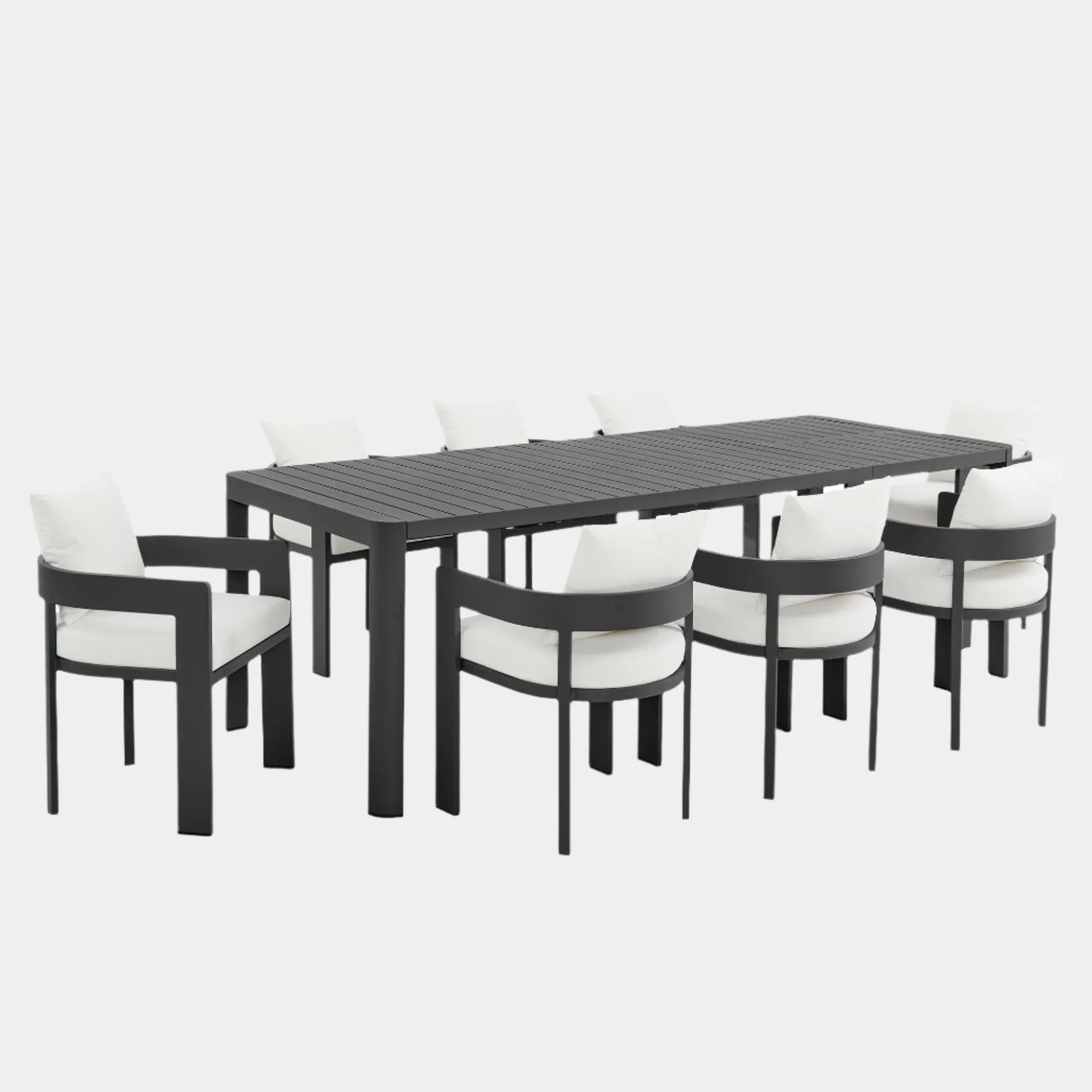 Tahoe 9-Piece Outdoor Patio Aluminum Dining Set