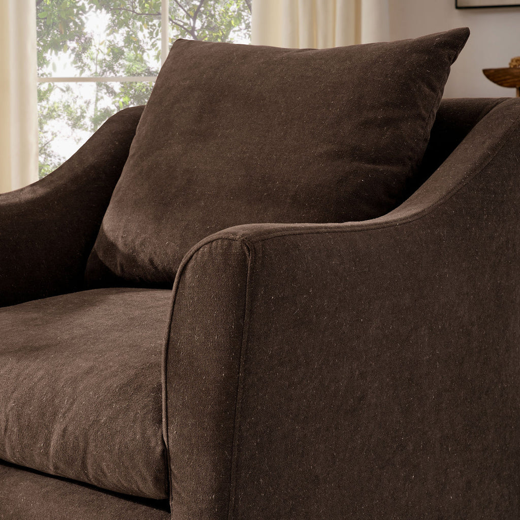 Somerset Linen Blend Armchair