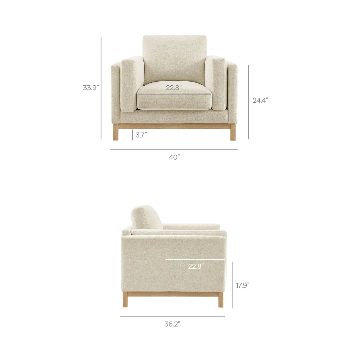 Roscoe Fabric Armchair