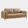 Roscoe 81 inch Vegan Leather Sofa