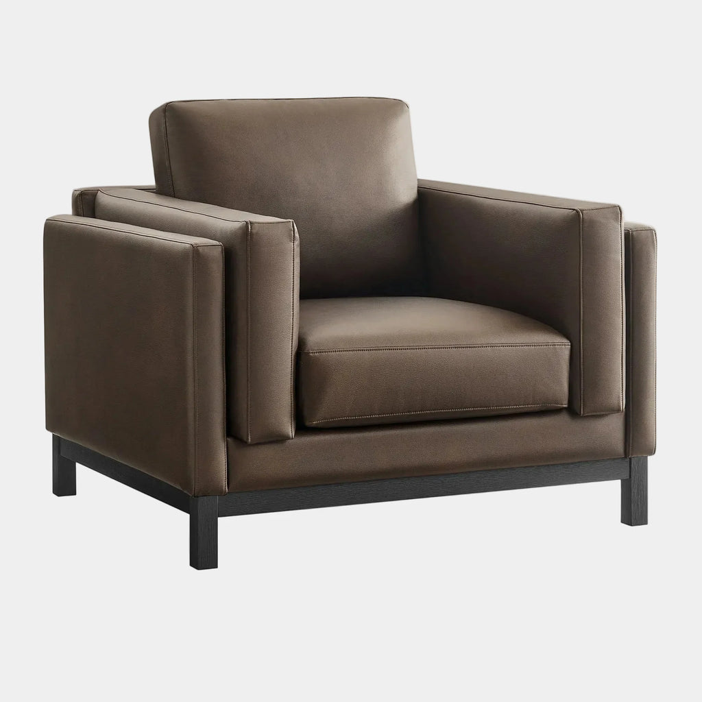 Roscoe Vegan Leather Armchair
