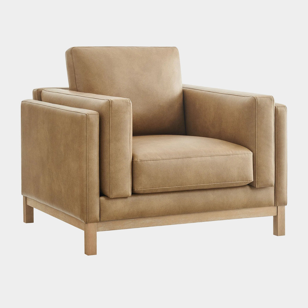 Roscoe Vegan Leather Armchair