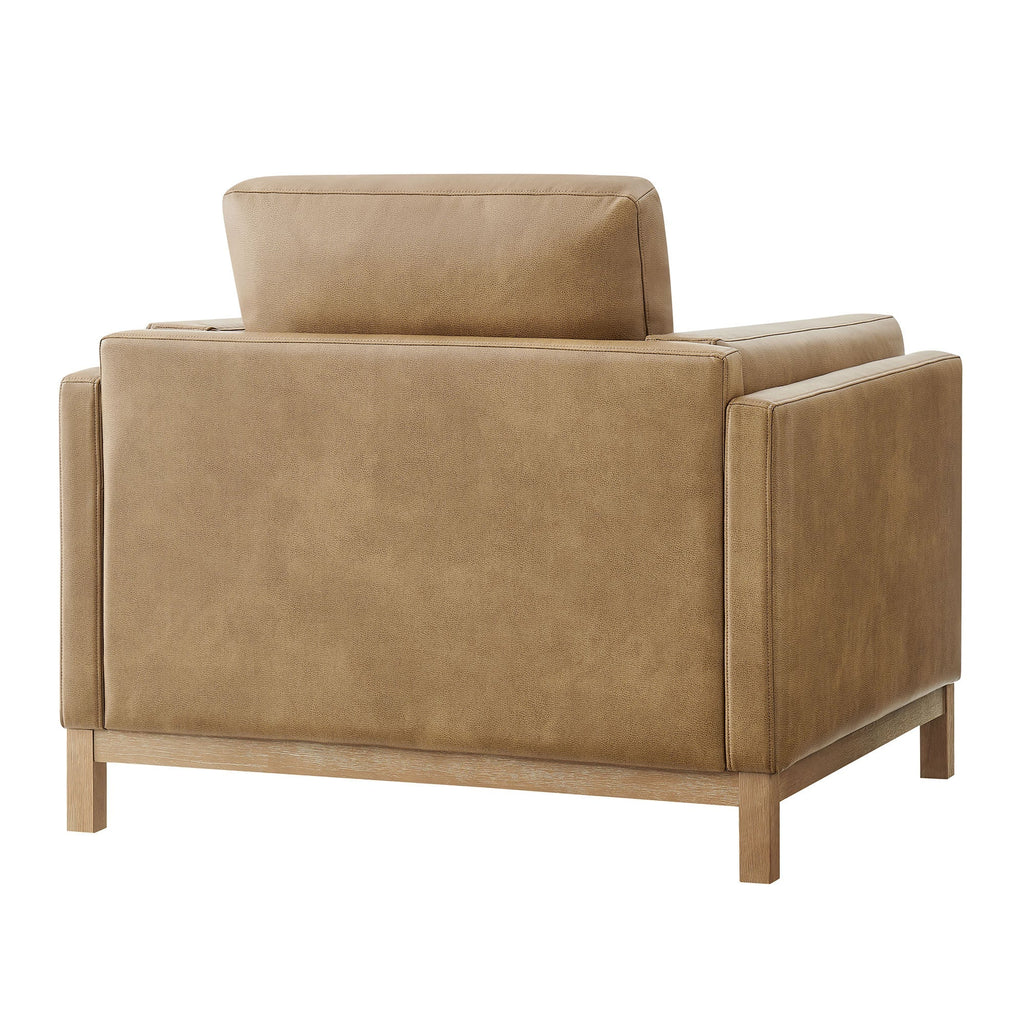 Roscoe Vegan Leather Armchair