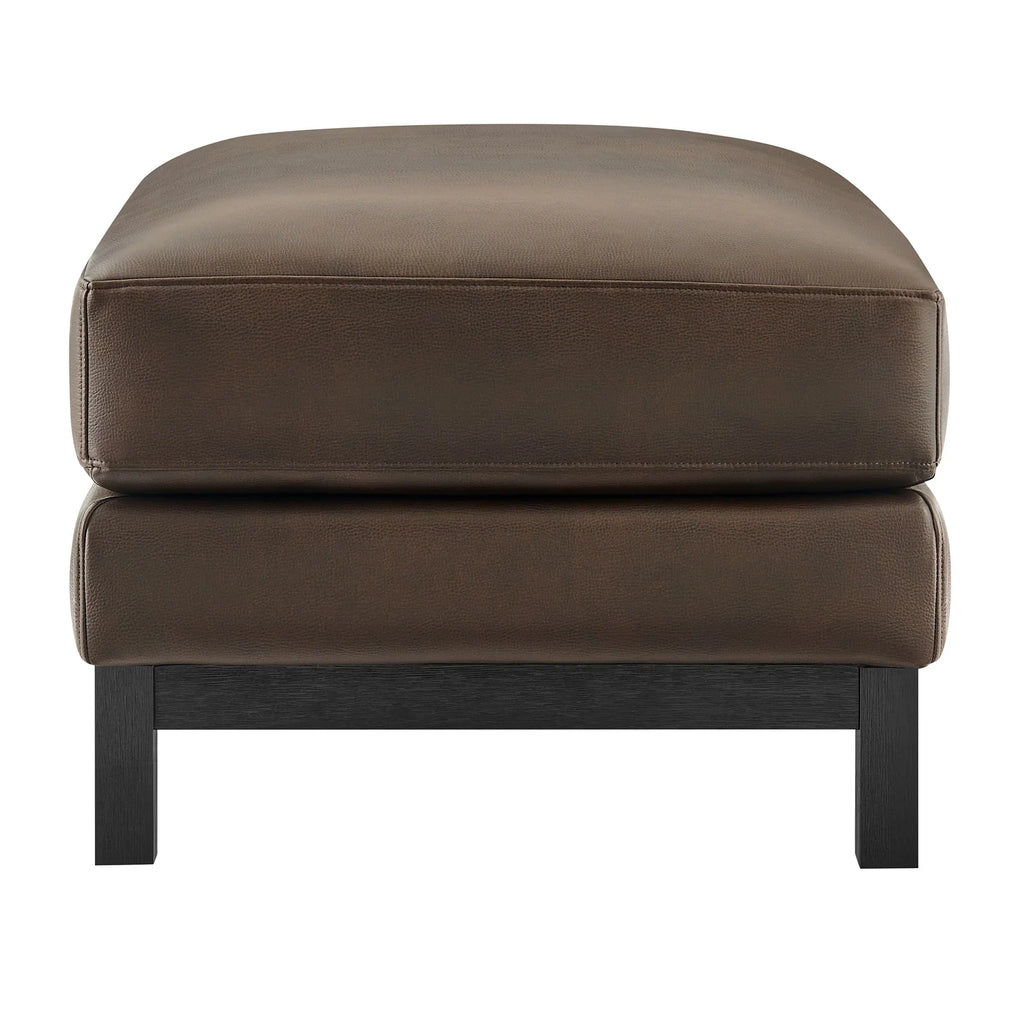 Roscoe Vegan Leather Ottoman