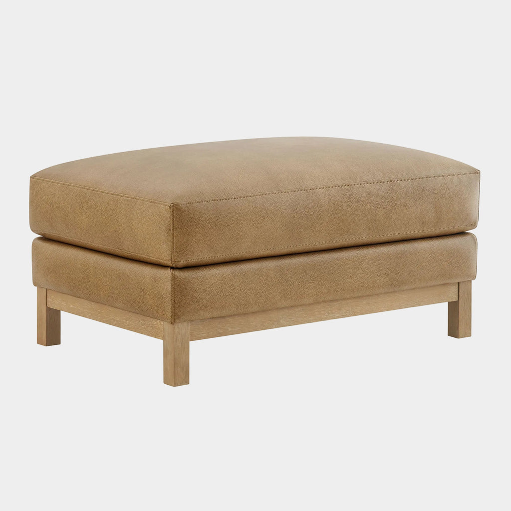 Roscoe Vegan Leather Ottoman