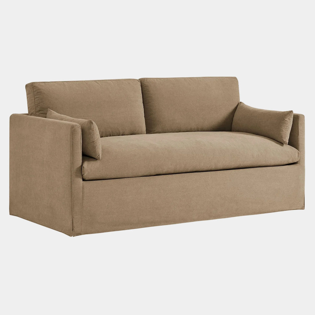 Wellfleet Slipcovered Linen-Blend Loveseat