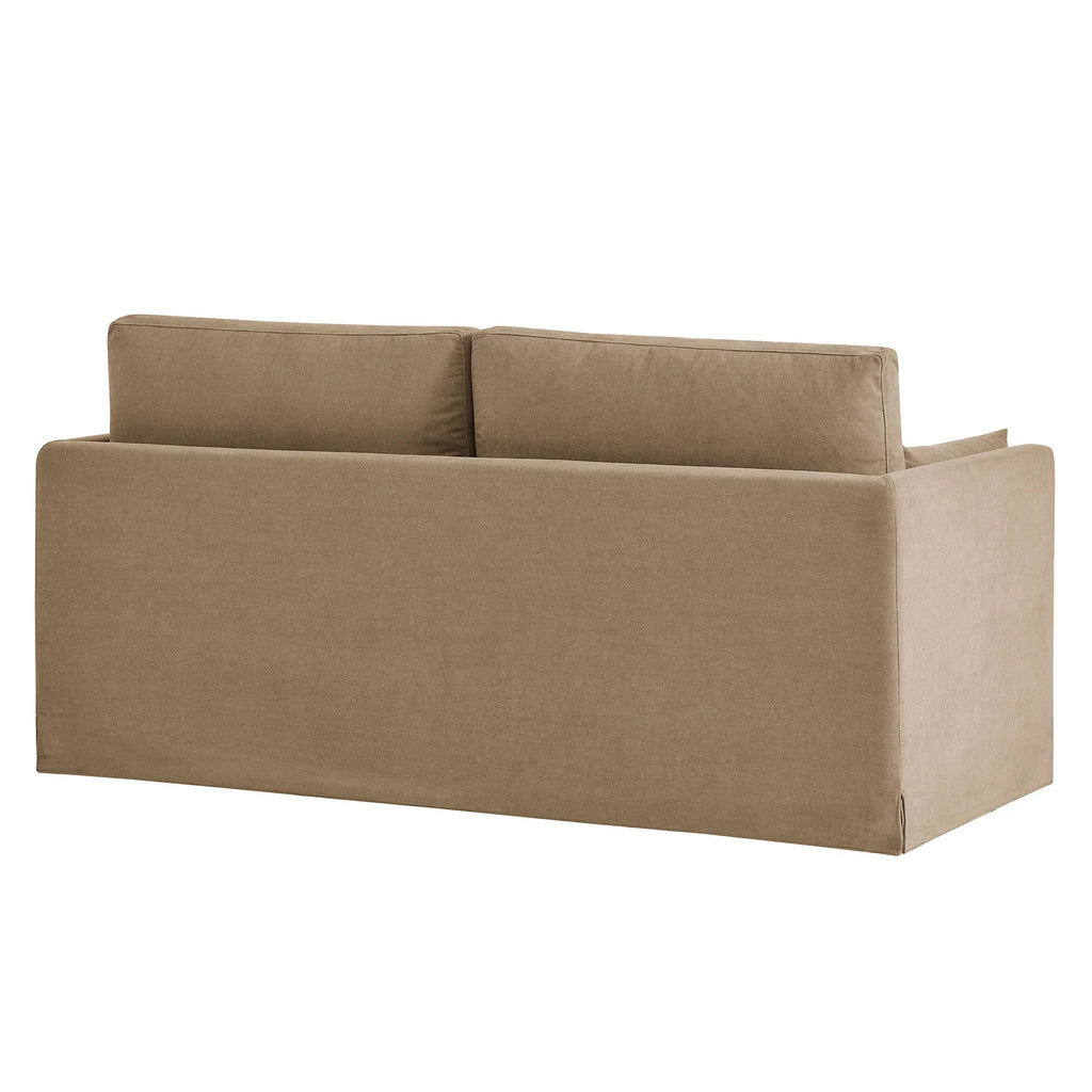 Wellfleet Slipcovered Linen-Blend Loveseat