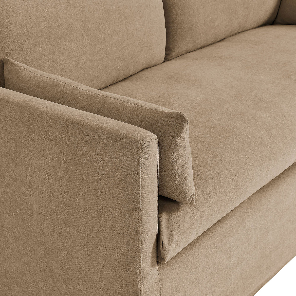 Wellfleet Slipcovered Linen-Blend Loveseat
