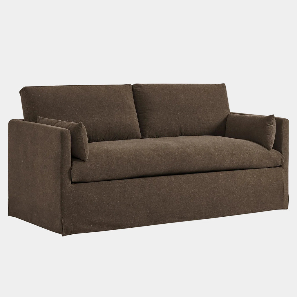 Wellfleet Slipcovered Linen-Blend Loveseat