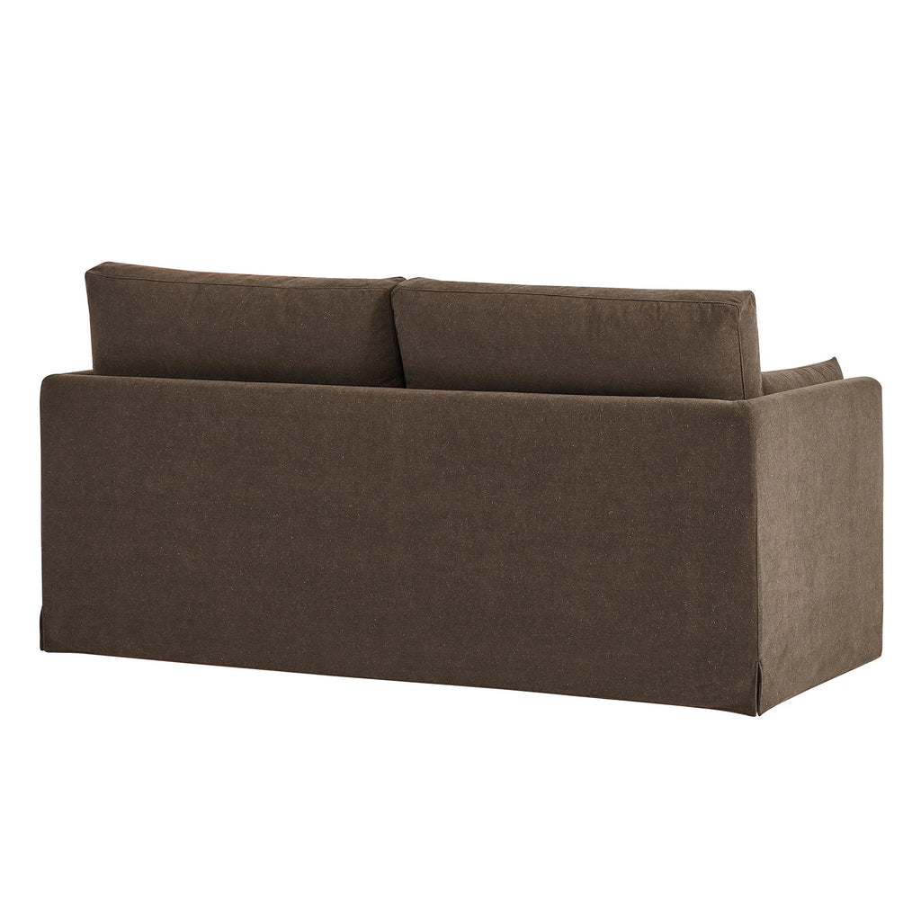 Wellfleet Slipcovered Linen-Blend Loveseat