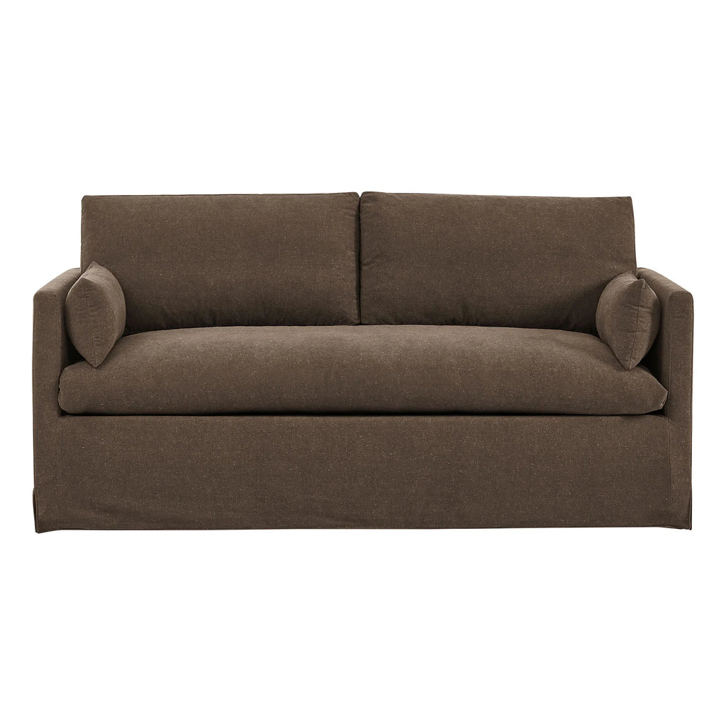 Wellfleet Slipcovered Linen-Blend Loveseat