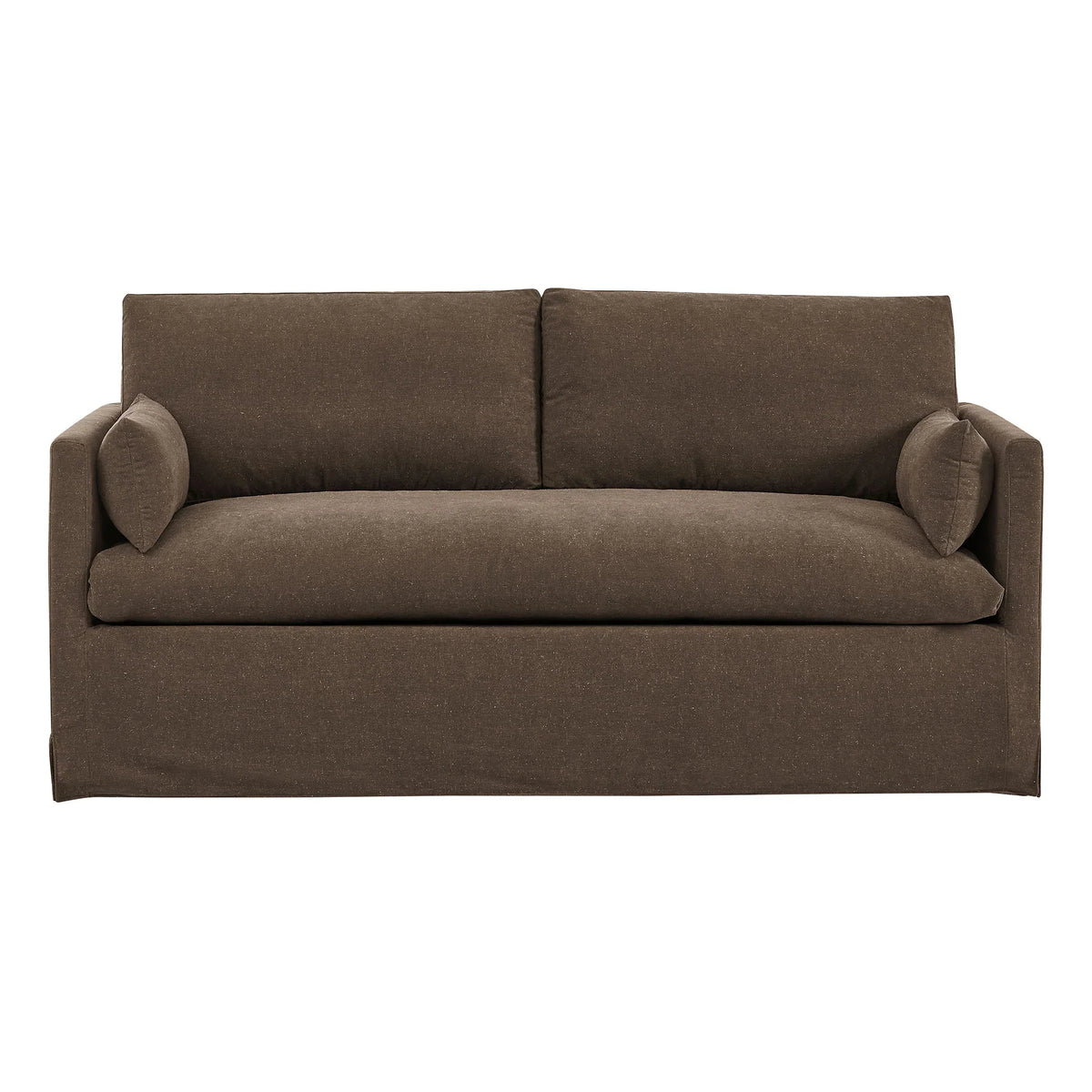 Wellfleet Slipcovered Linen-Blend Loveseat