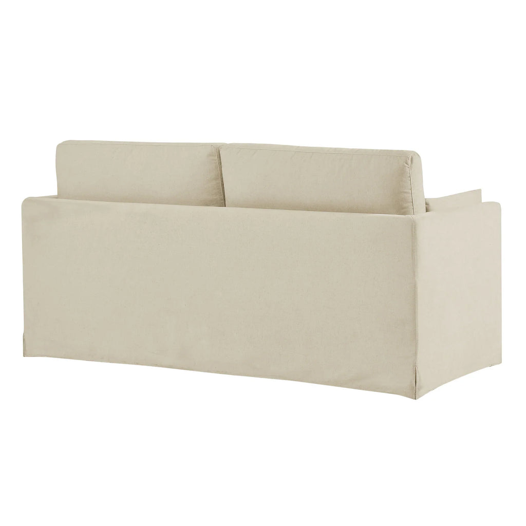 Wellfleet Slipcovered Linen-Blend Loveseat