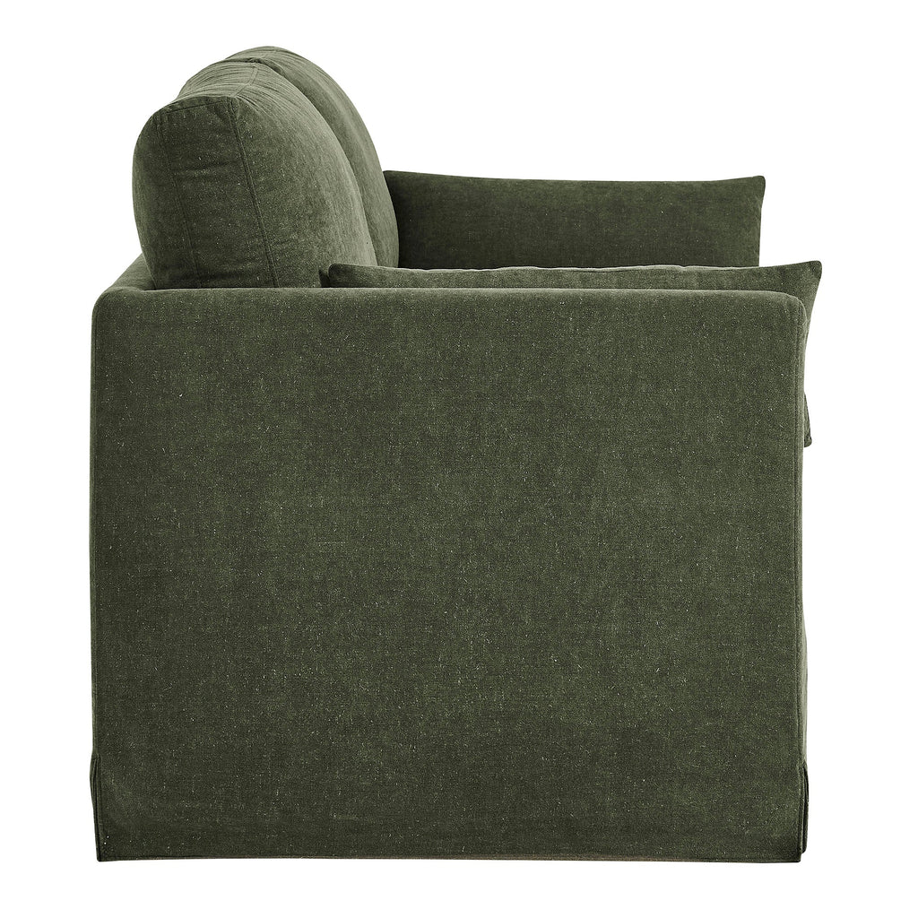 Wellfleet Slipcovered Linen-Blend Loveseat