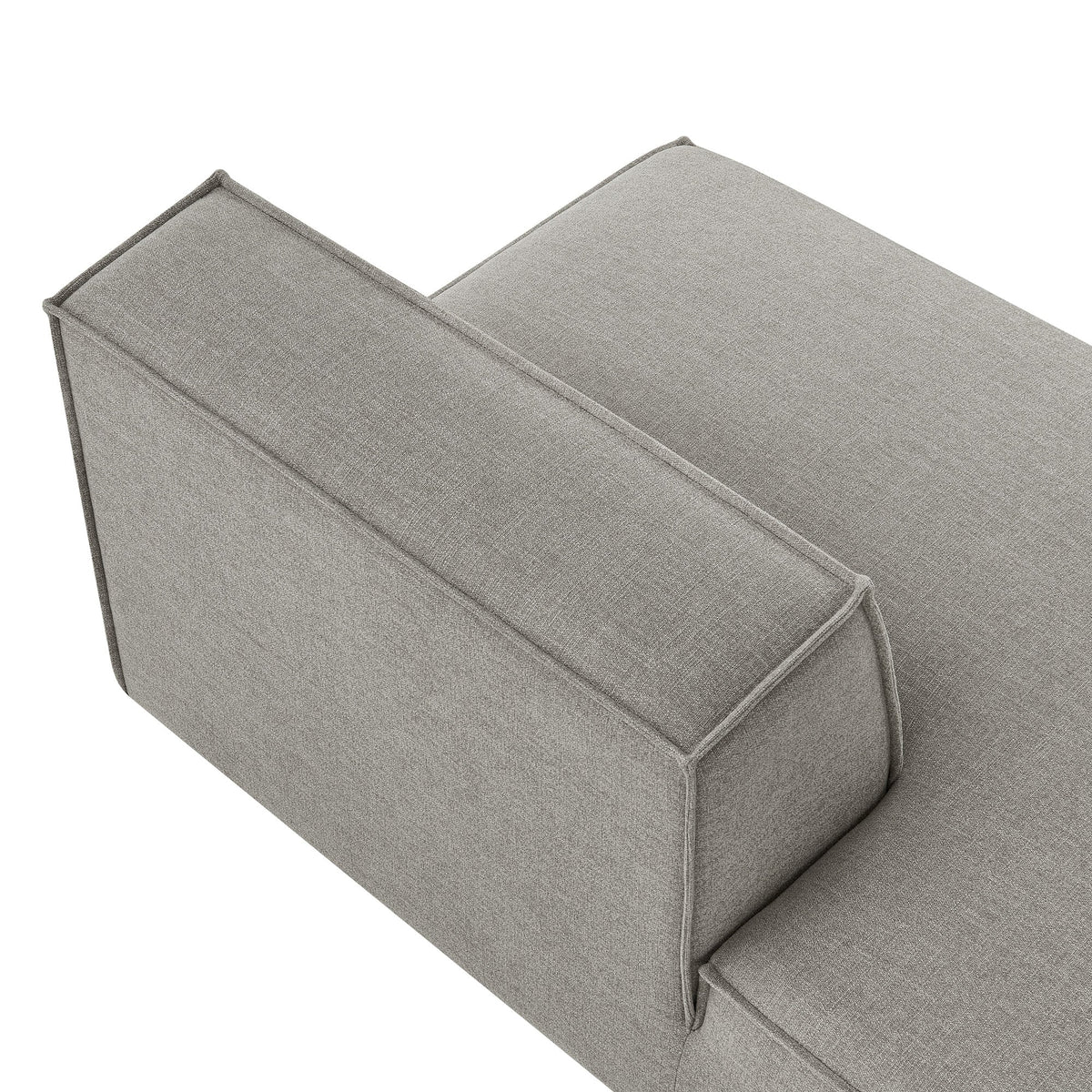 Restore Performance Fabric Upholstered Left-Facing Armless Modular Chaise