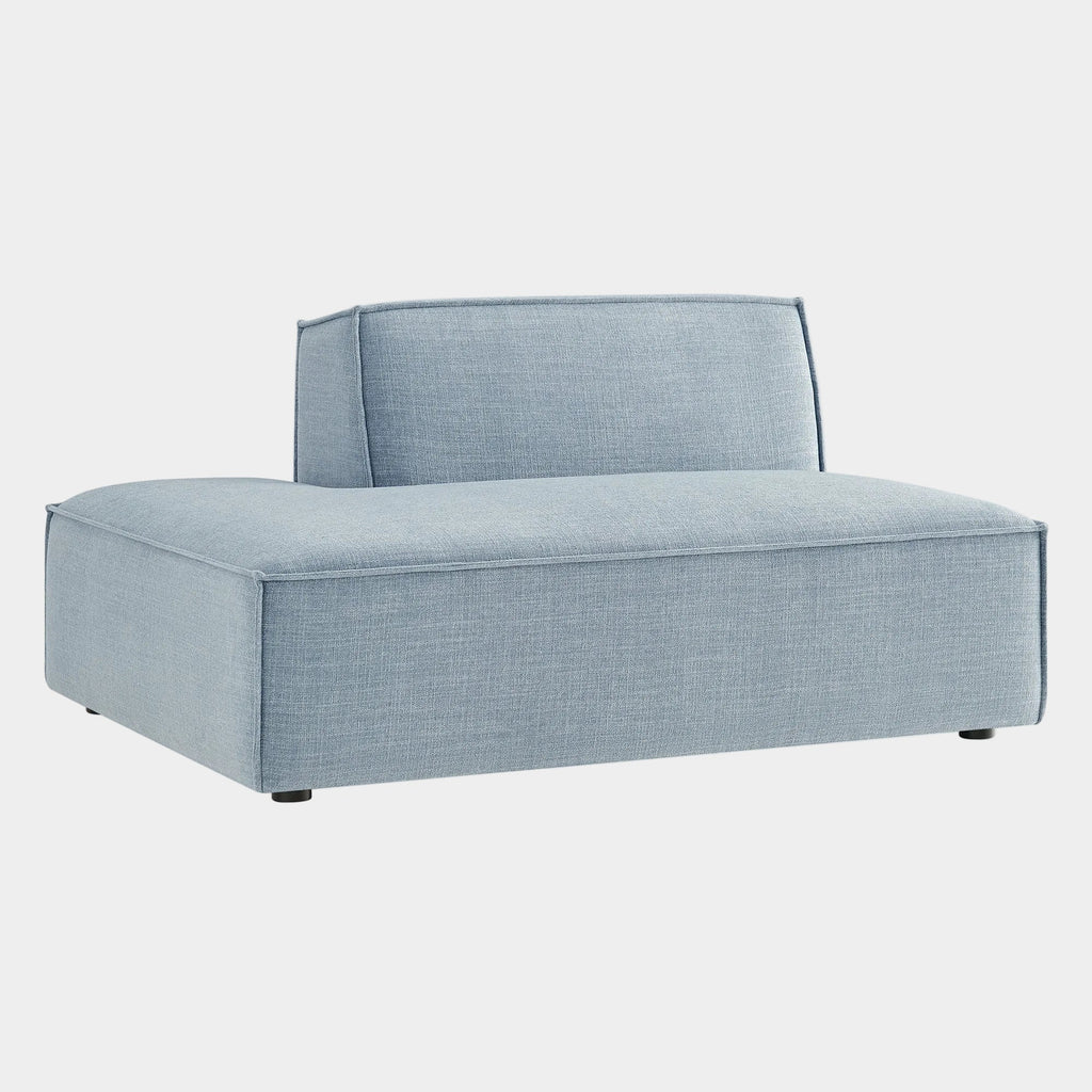 Restore Performance Fabric Upholstered Left-Facing Armless Modular Chaise