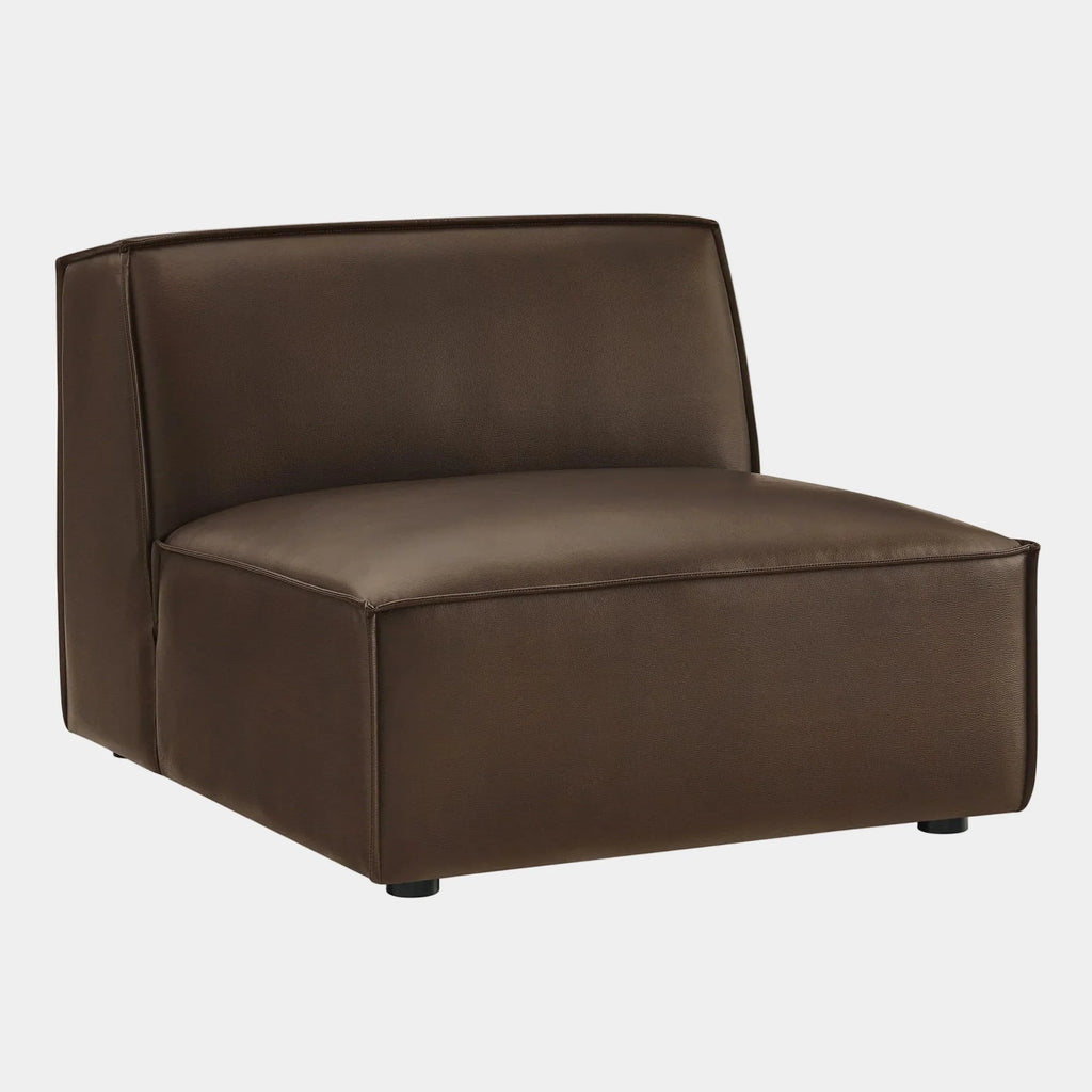 Restore Vegan Leather Armless Modular Chair