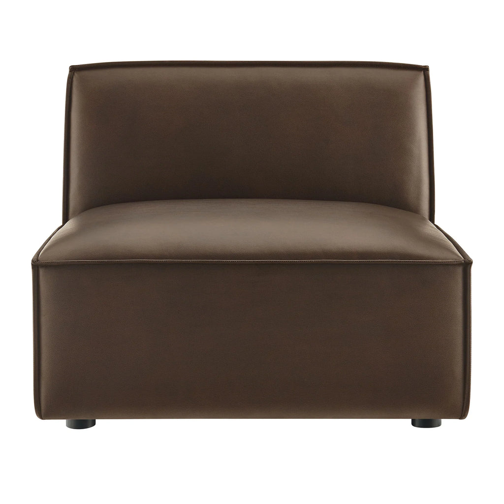 Restore Vegan Leather Armless Modular Chair