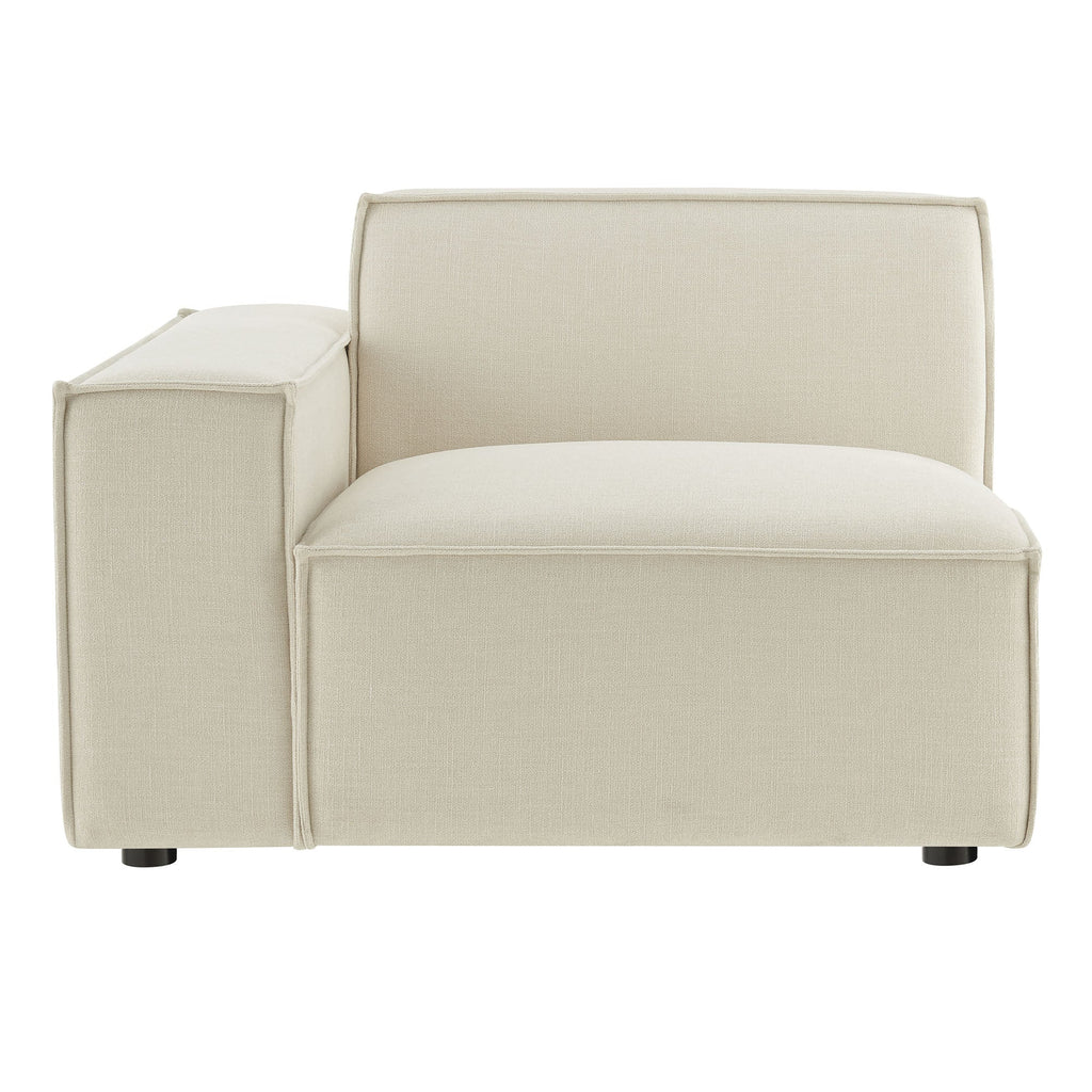 Restore Performance Fabric Upholstered Left-Facing Modular Lounge Chair