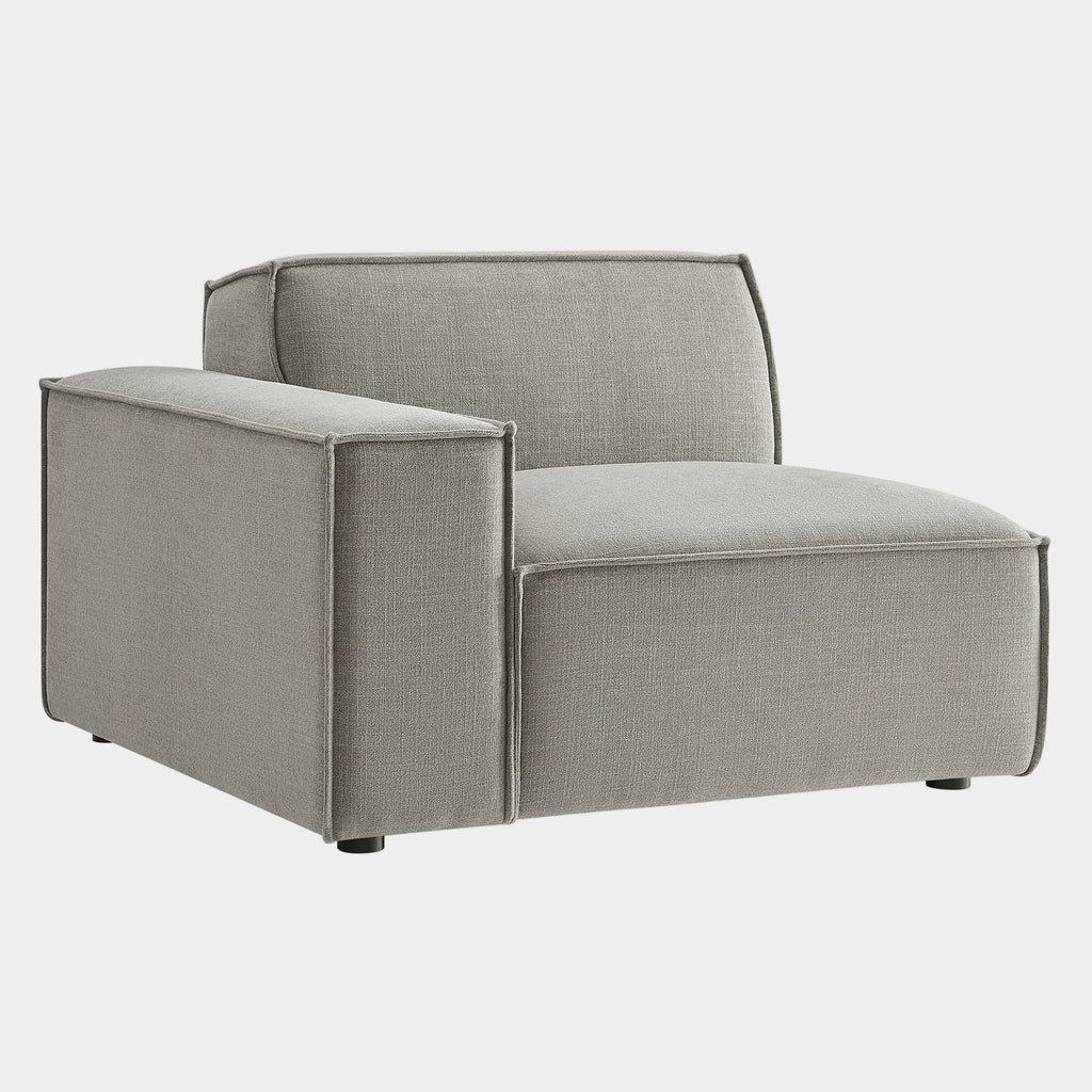 Restore Performance Fabric Upholstered Left-Facing Modular Lounge Chair
