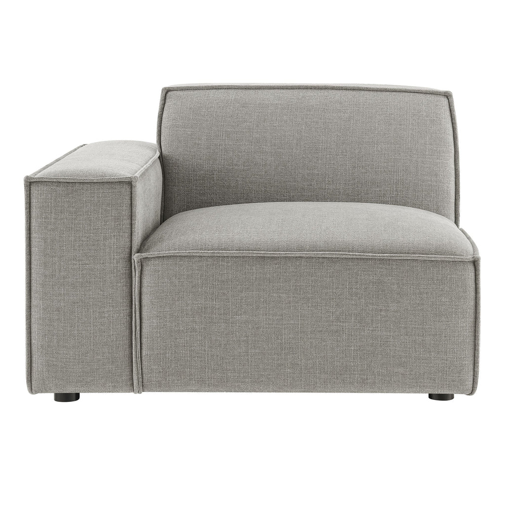 Restore Performance Fabric Upholstered Left-Facing Modular Lounge Chair
