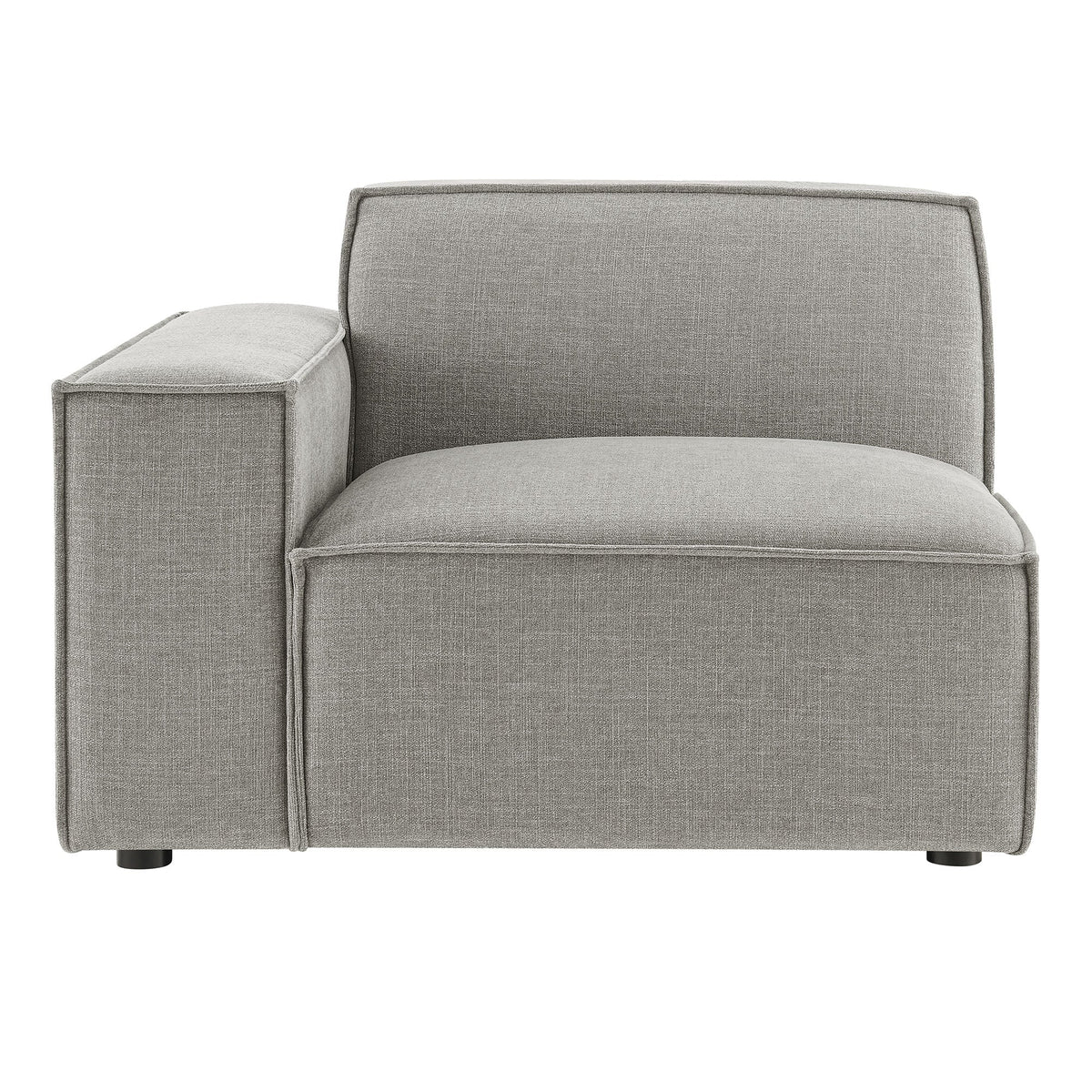 Restore Performance Fabric Upholstered Left-Facing Modular Lounge Chair