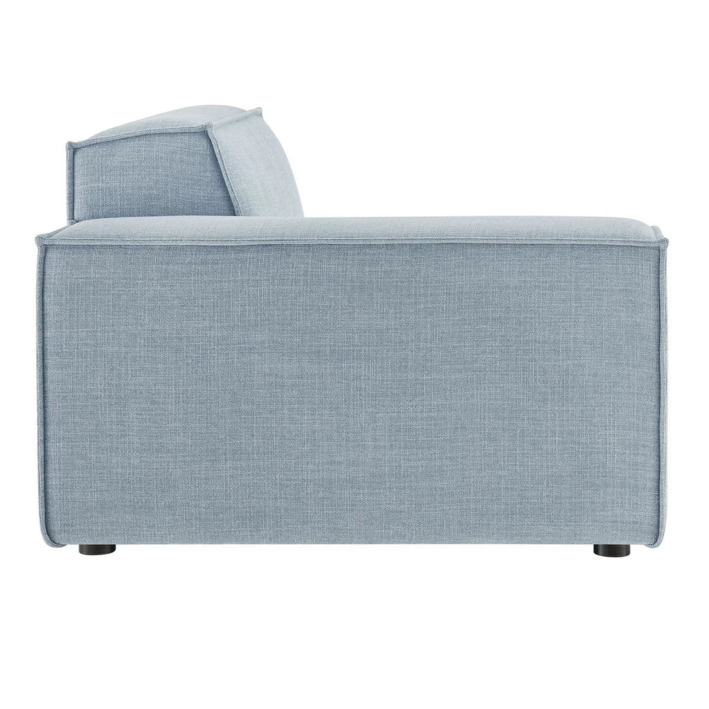 Restore Performance Fabric Upholstered Left-Facing Modular Lounge Chair
