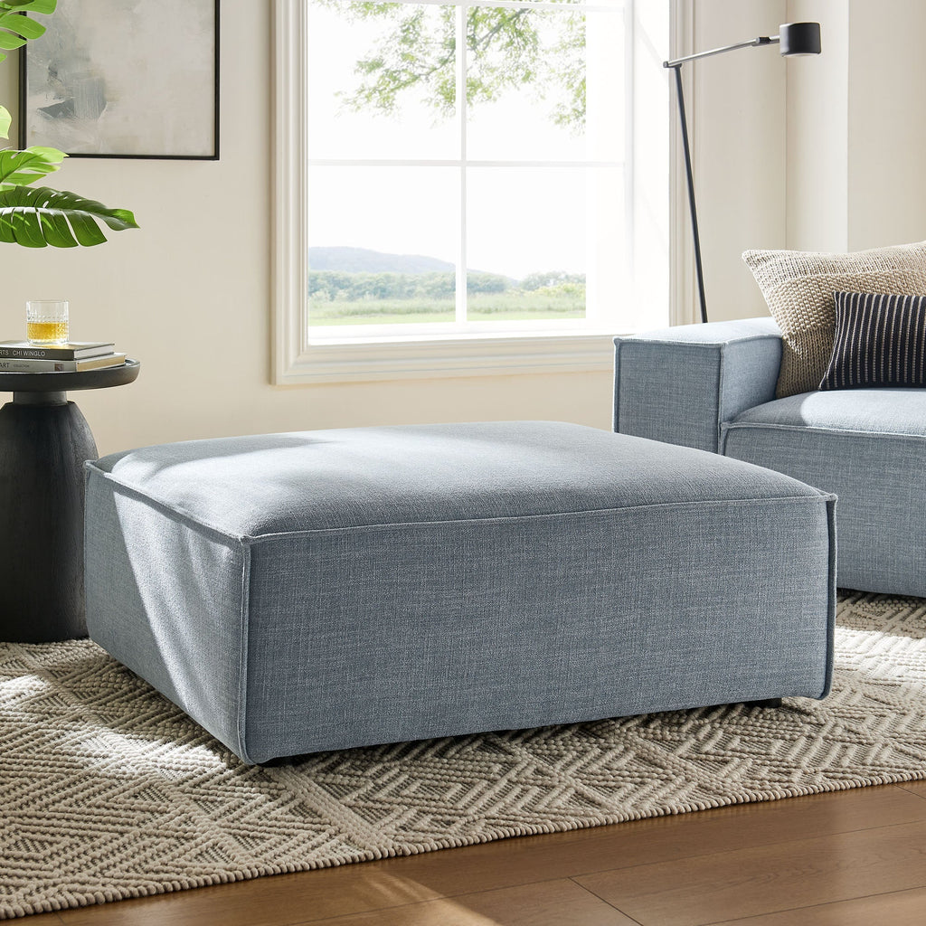 Restore Performance Fabric Upholstered Modular Ottoman