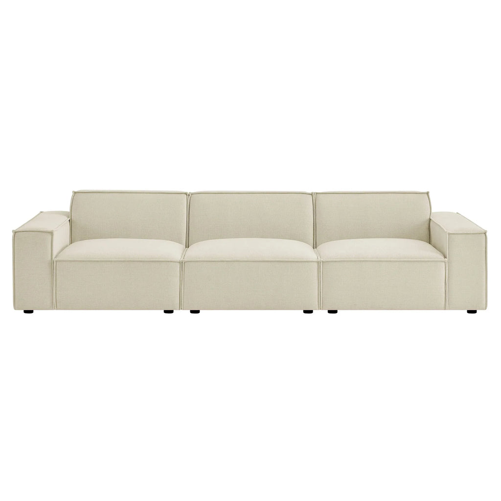 Restore 3-Piece Performance Fabric Upholstered Modular Sofa Set
