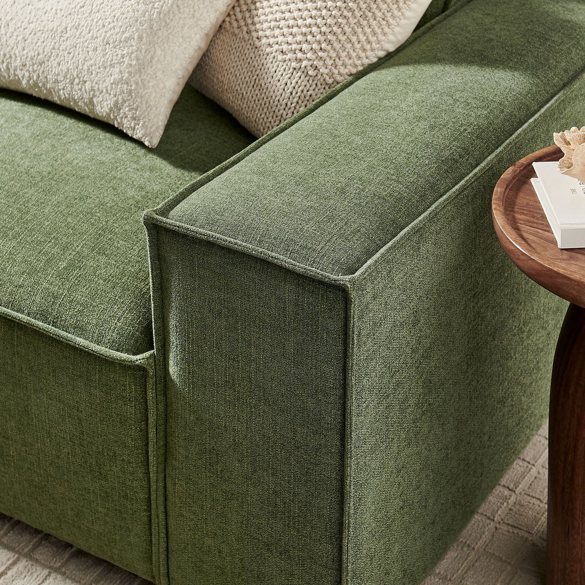 Restore 3-Piece Performance Fabric Upholstered Modular Sofa Set