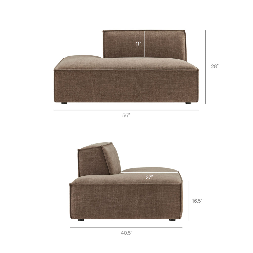Restore 6-Piece Performance Fabric Upholstered U-Shaped Sectional Sofa