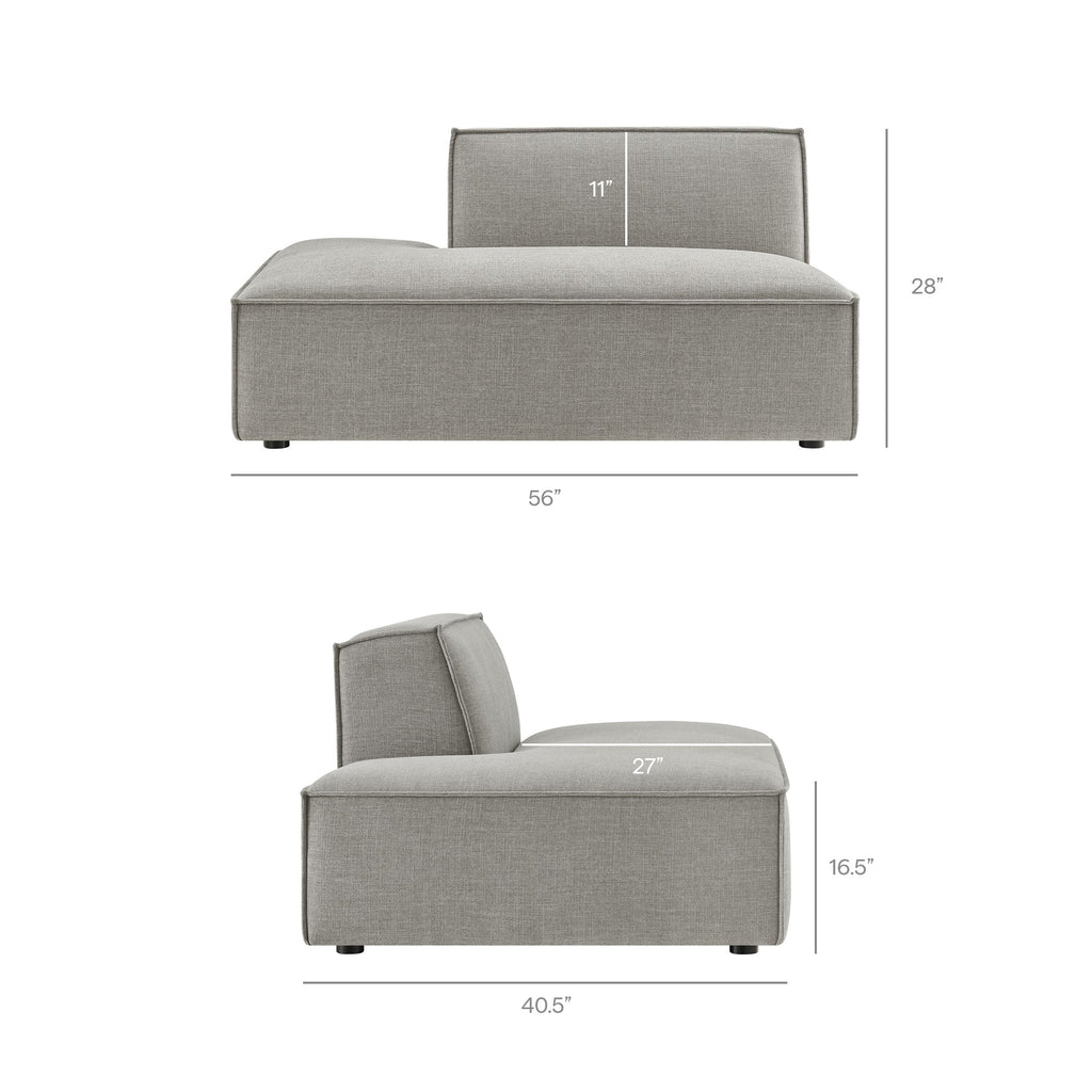 Restore 6-Piece Performance Fabric Upholstered U-Shaped Sectional Sofa