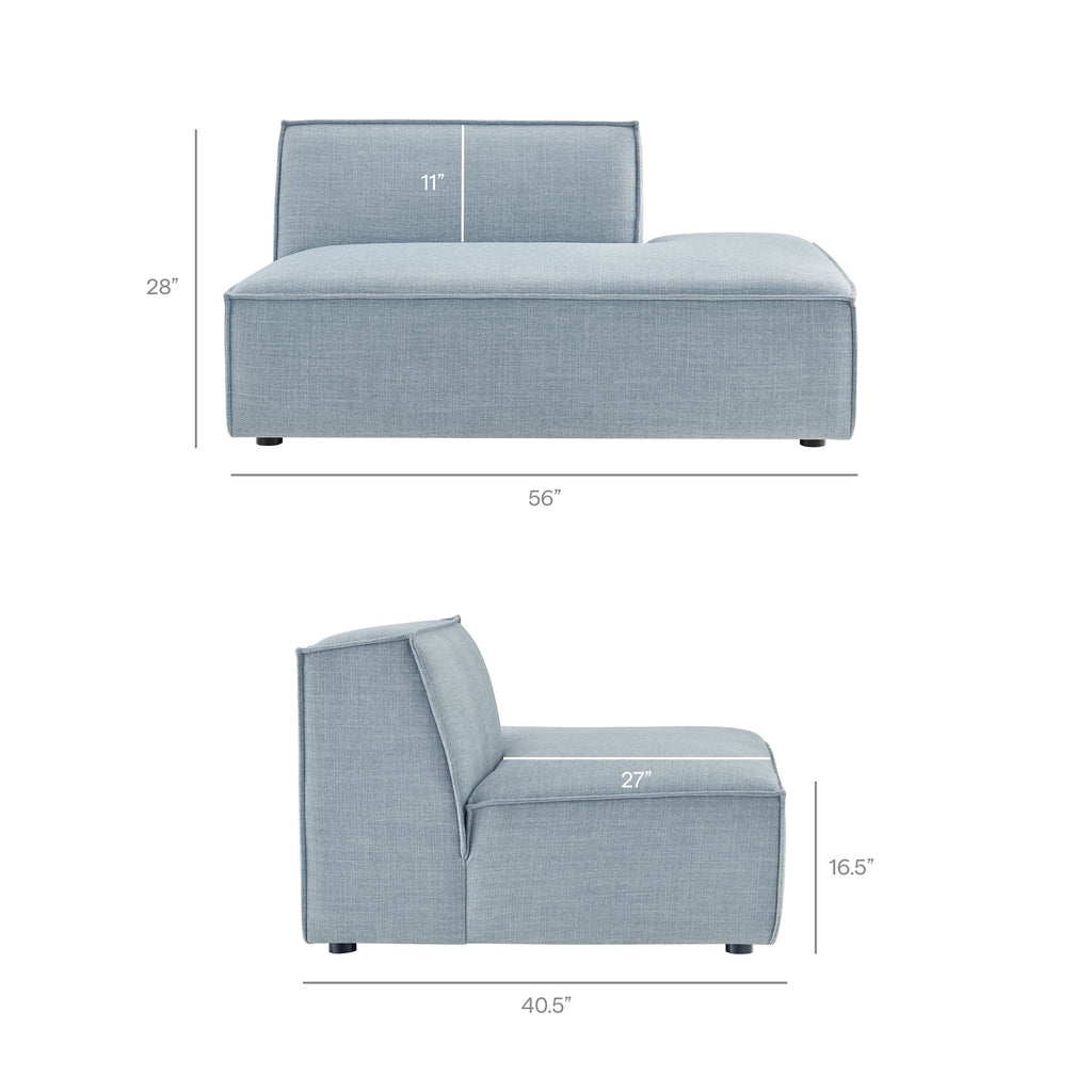 Restore 6-Piece Performance Fabric Upholstered U-Shaped Sectional Sofa