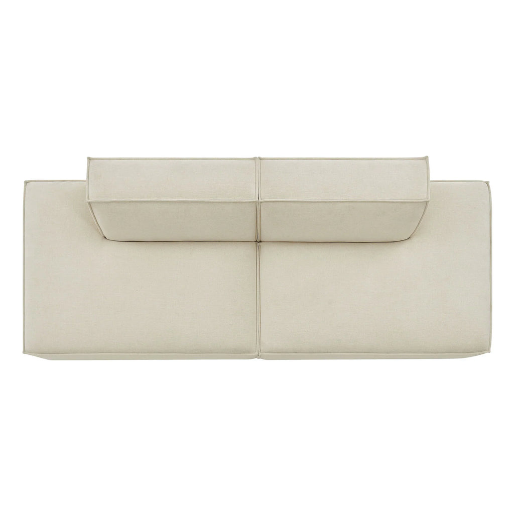 Restore 2-Piece Performance Fabric Upholstered Modular Loveseat