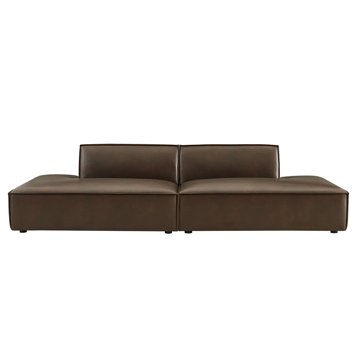 Restore 2-Piece Vegan Leather Modular Sofa