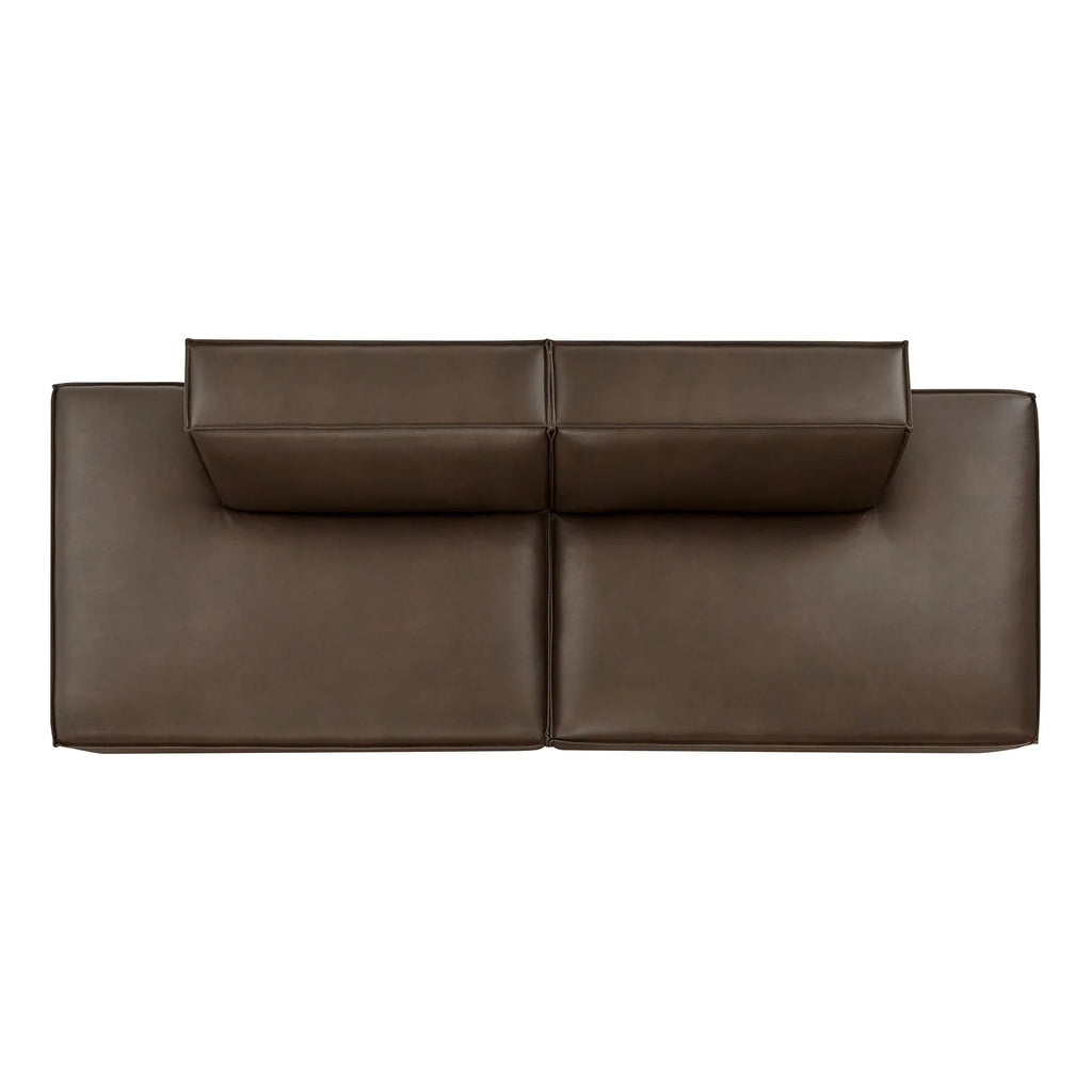 Restore 2-Piece Vegan Leather Modular Sofa