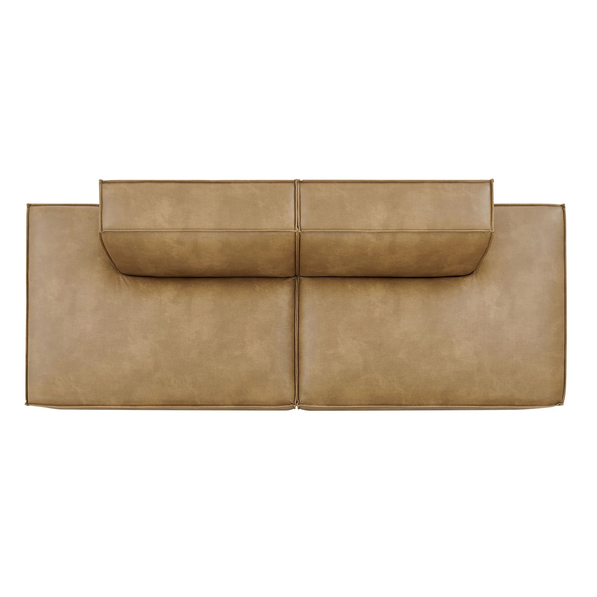 Restore 2-Piece Vegan Leather Modular Sofa