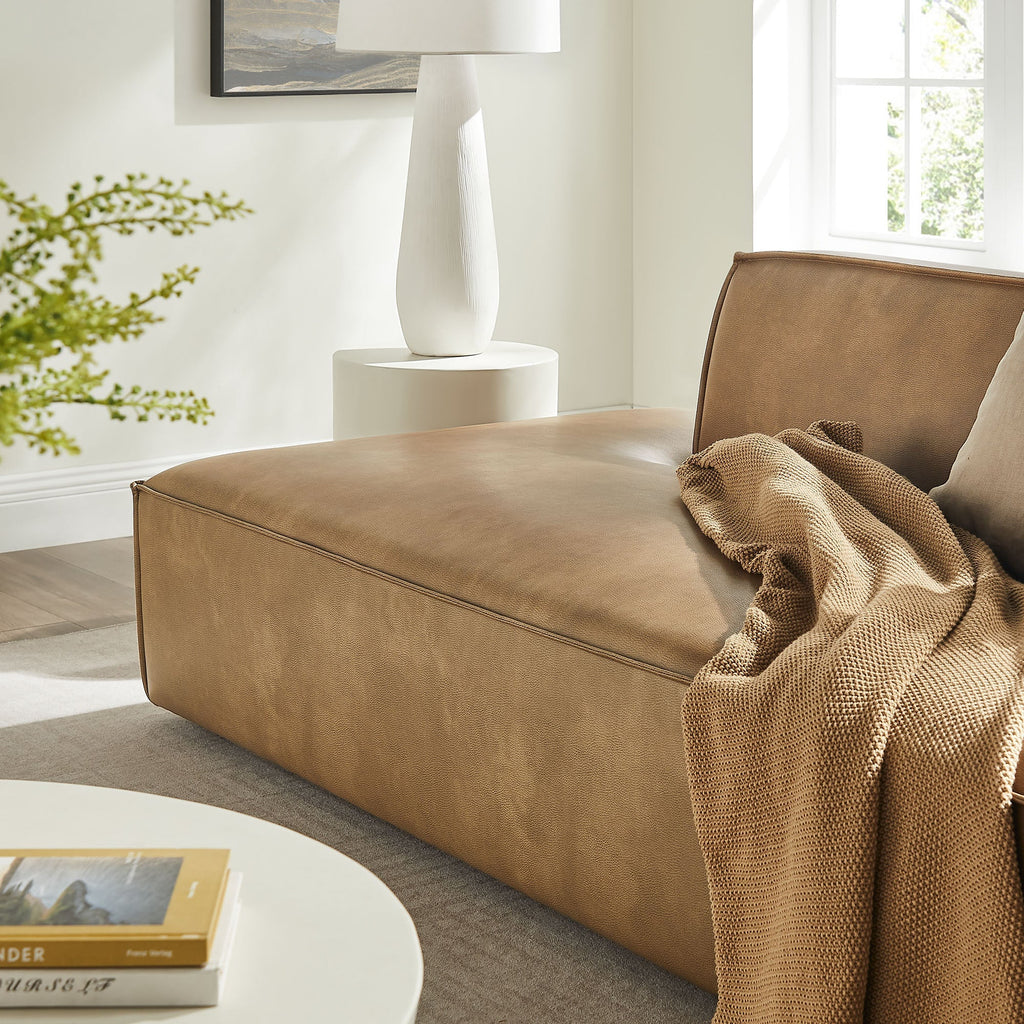 Restore 2-Piece Vegan Leather Modular Sofa