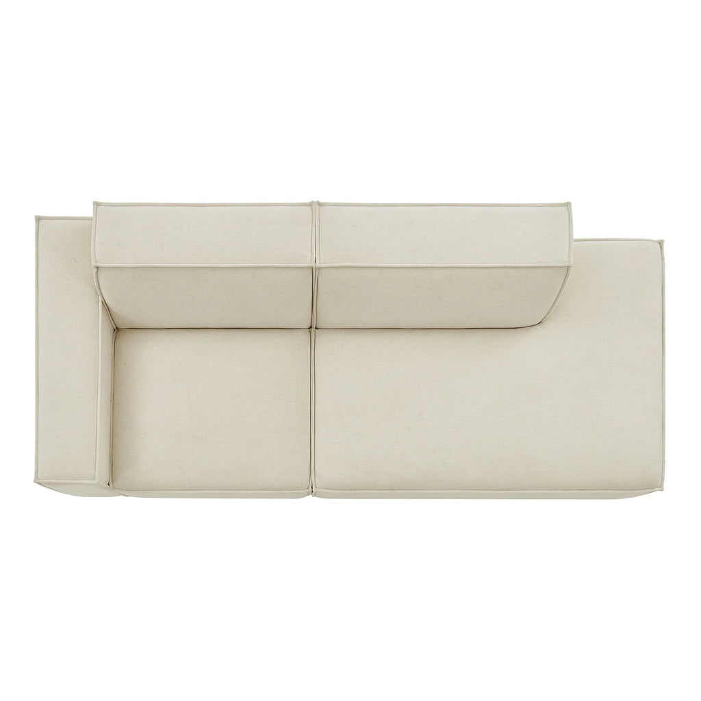Restore 2-Piece Performance Fabric Upholstered Modular Loveseat